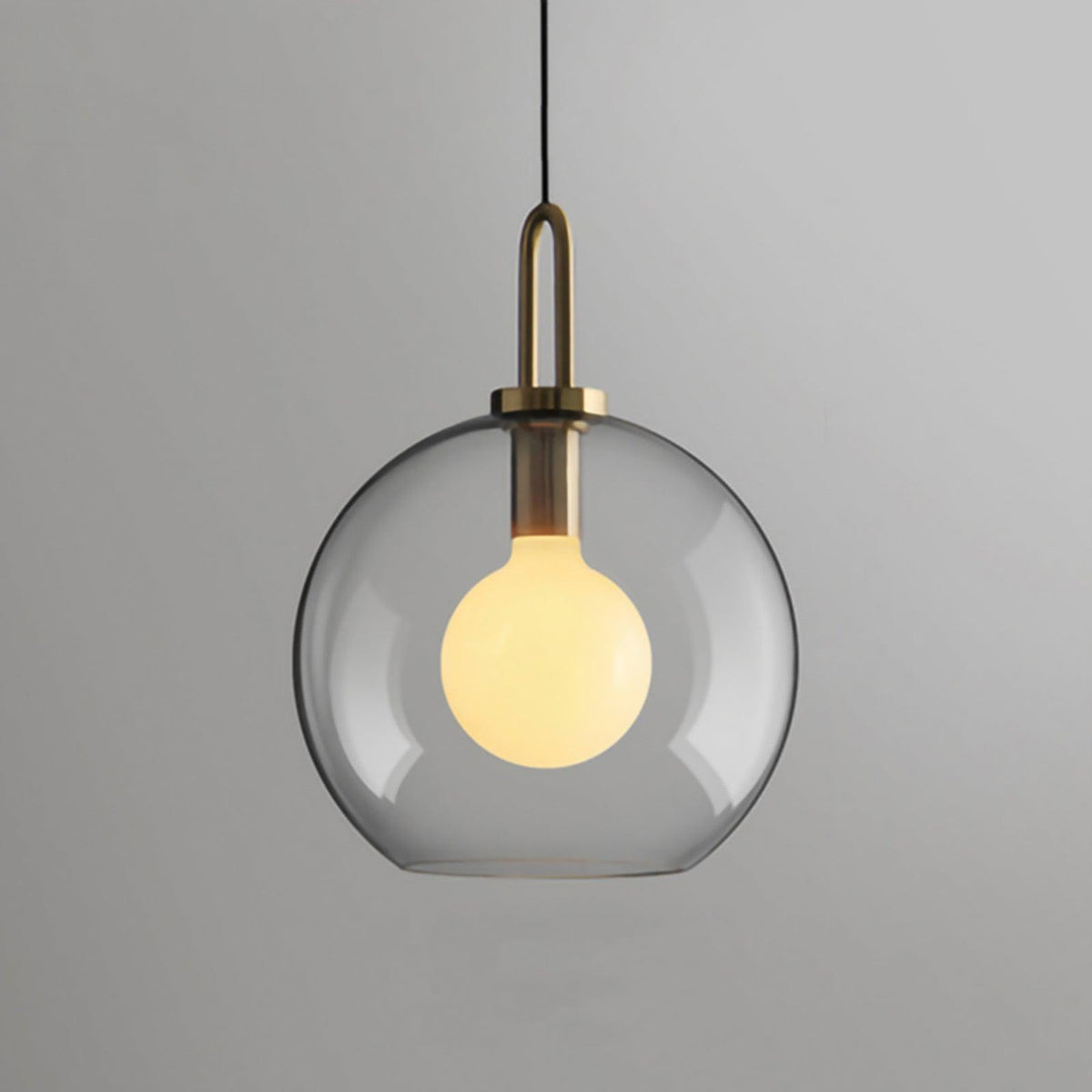Sevelo pendel i matteret glas, swag-design, justerbar