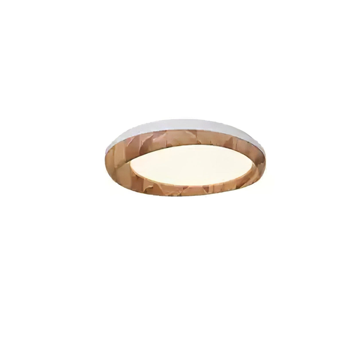 Eurtheara organisk loftslampe i træ og glas