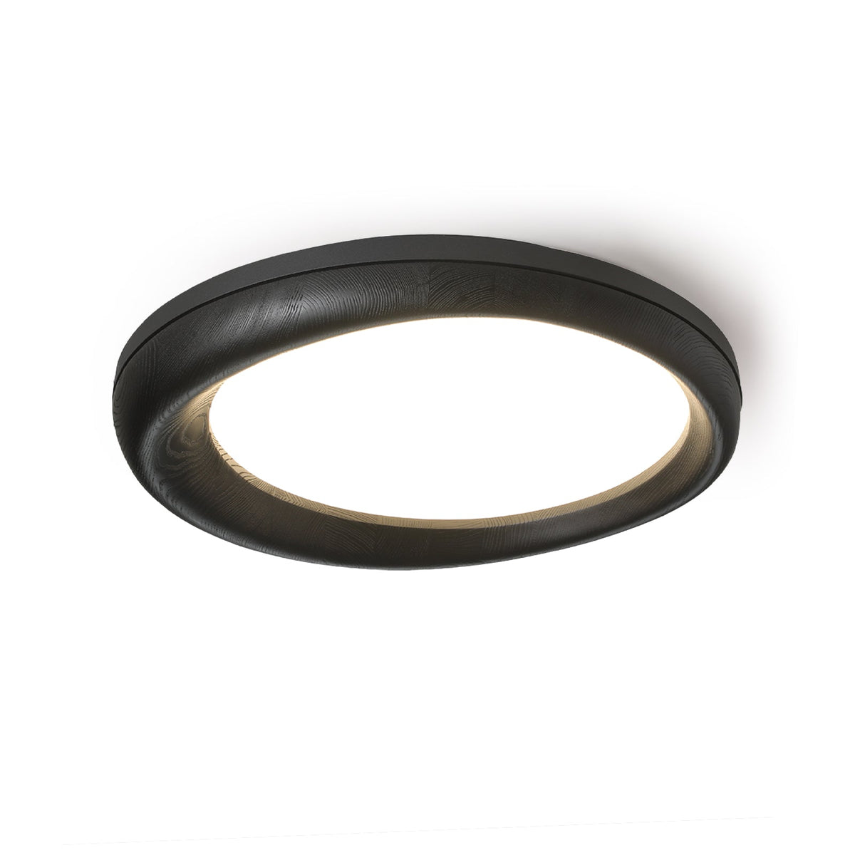 Eurtheara organisk loftslampe i træ og glas