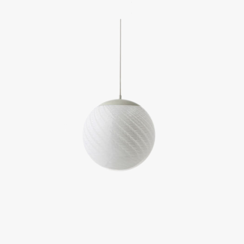 Valentina minimalistisk LED-pendellampa i glas för arbetsrum och sovrum