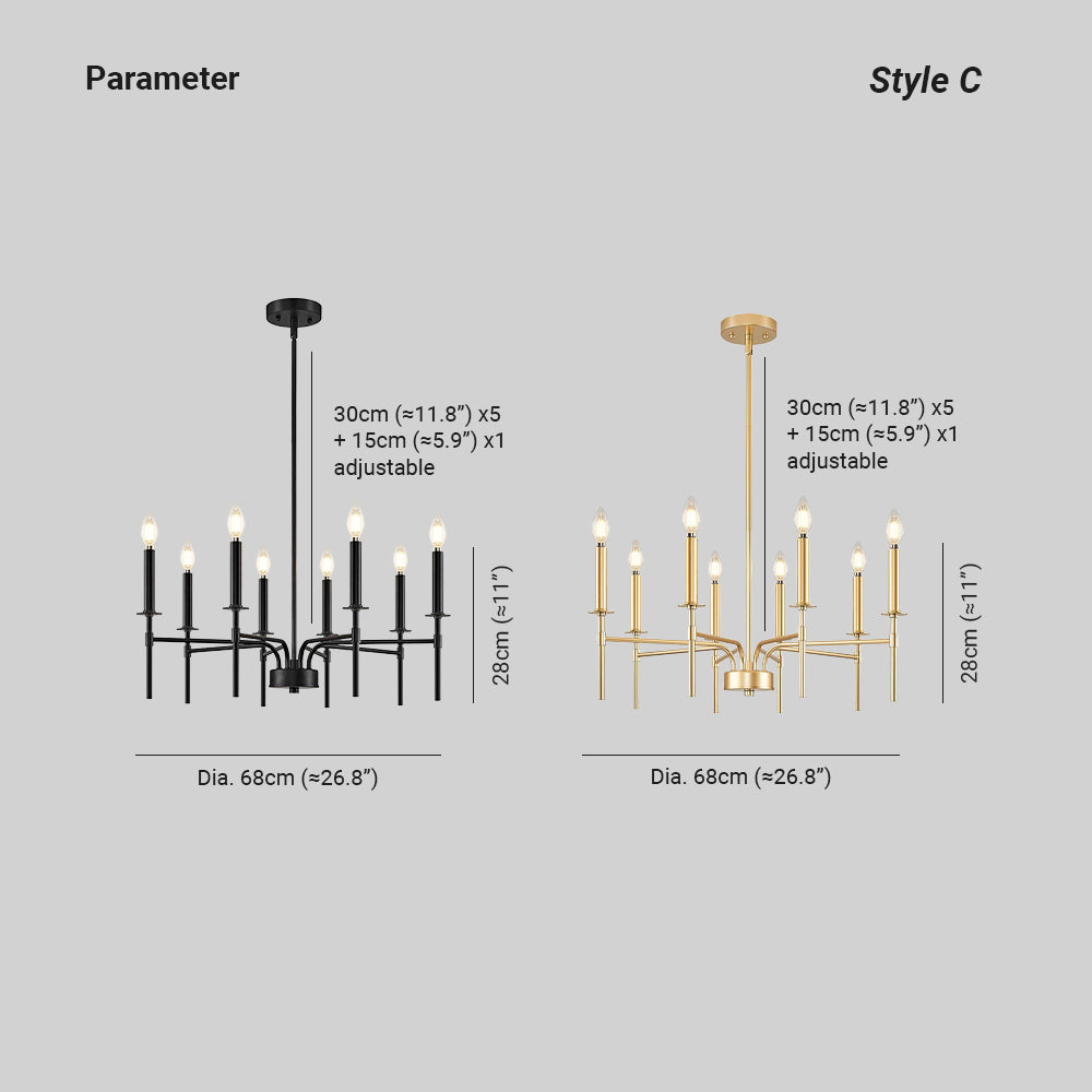 Silva  Pendant Light Chandeliers  Retro Industrial Living Room