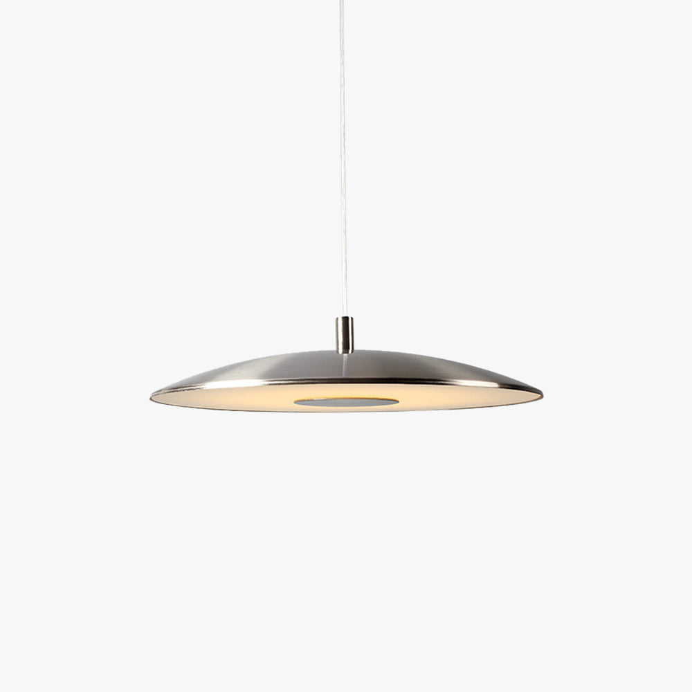 Arisha  kitchen  Pendant Light White& Nickel Post Modern