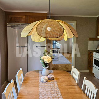 Ritta Design Blomma Metall Rotting LED Pendellampa Sovrum Vardagsrum Matsal
