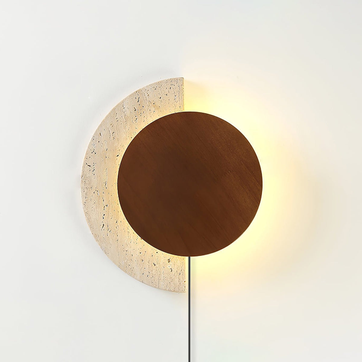 Crescent Halo plug-in-vägglampa