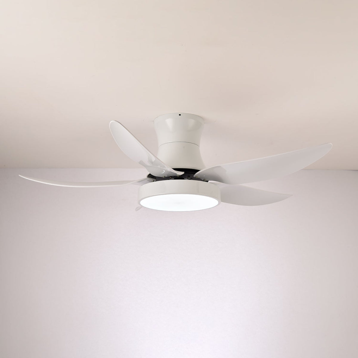 Candeeiro de teto com ventilador Jada preto moderno