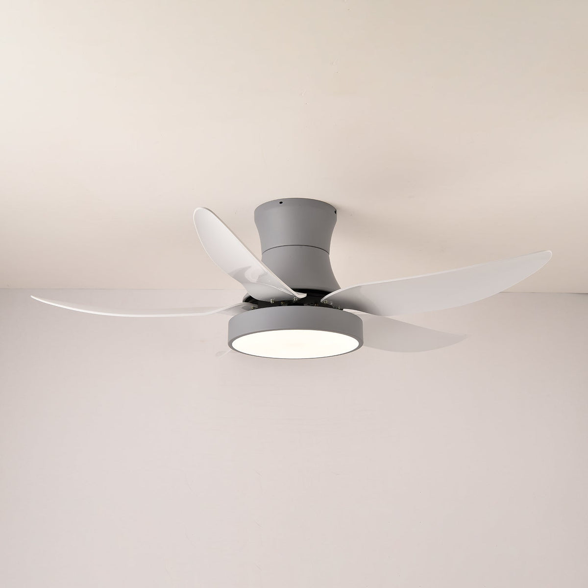 Candeeiro de teto com ventilador Jada preto moderno