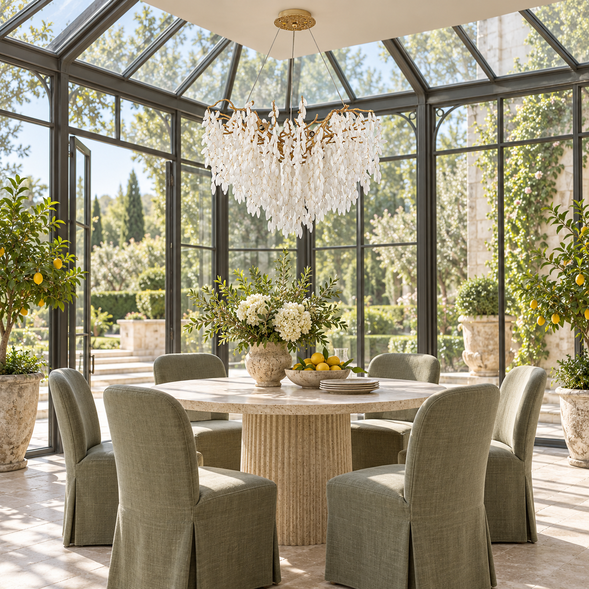 Ivercombe Wisteria-vandfaldslysekrone