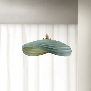 Renée Liten Pendellampa Modern Vit/Grön Metall/Harts Köksbord