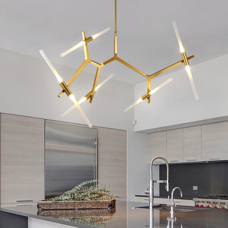 Arisha modern roterbar pendellampa, 2 färger