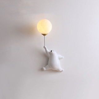 Fateh Vägglampa Inomhus Björn Ballong Harts/Akryl Sovrum/Sängbord/Tudie