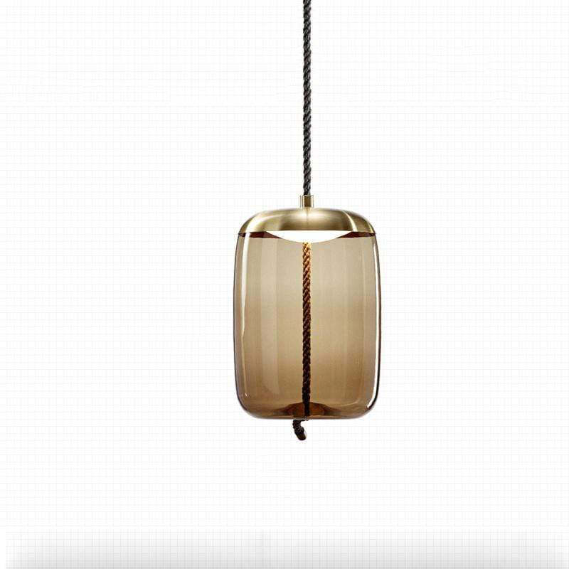 Valentina nordisk LED-pendellampa, dekorativt glas