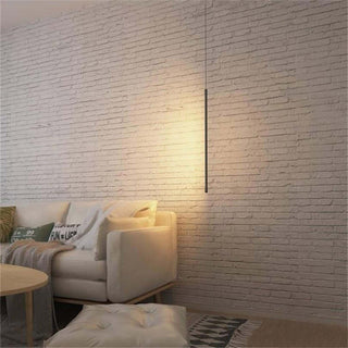 Edge Modern Lång Metall LED Pendellampa Sovrum Vardagsrum