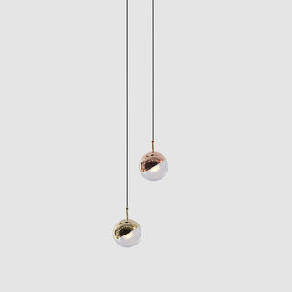 Valentina Modern Pendellampor Metall/Gla Guld/Roséguld Vardagsrum