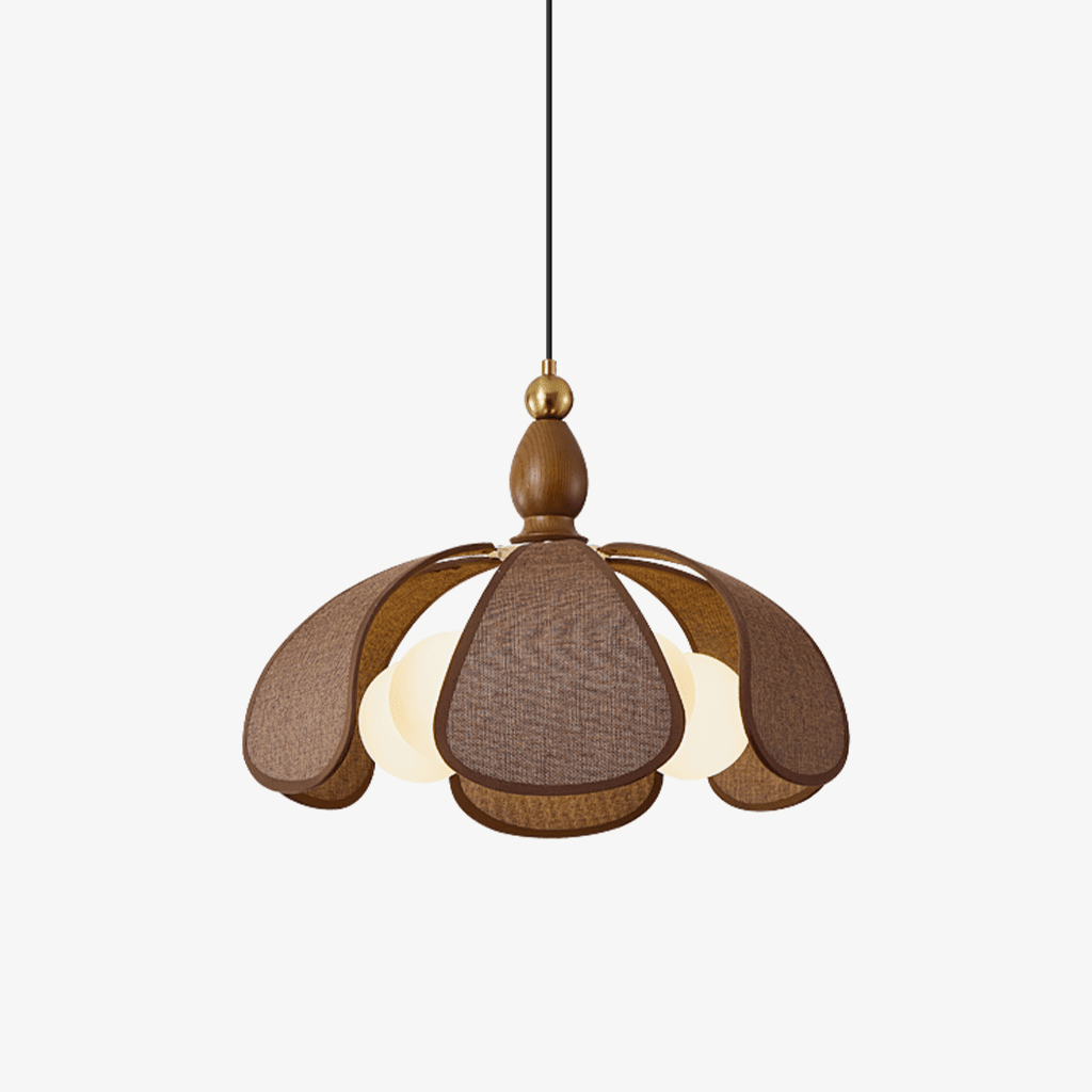 Renenina pendellampa i raffia