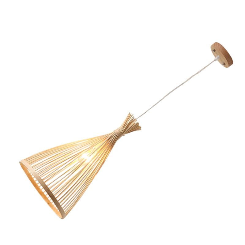 Arisha Pendant Light Rattan Modern, Hand-woven, Hotels