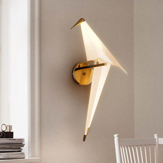 Clifford Modern Design LED Vägglampa Fågel Vardagsrum Metall/Akryl
