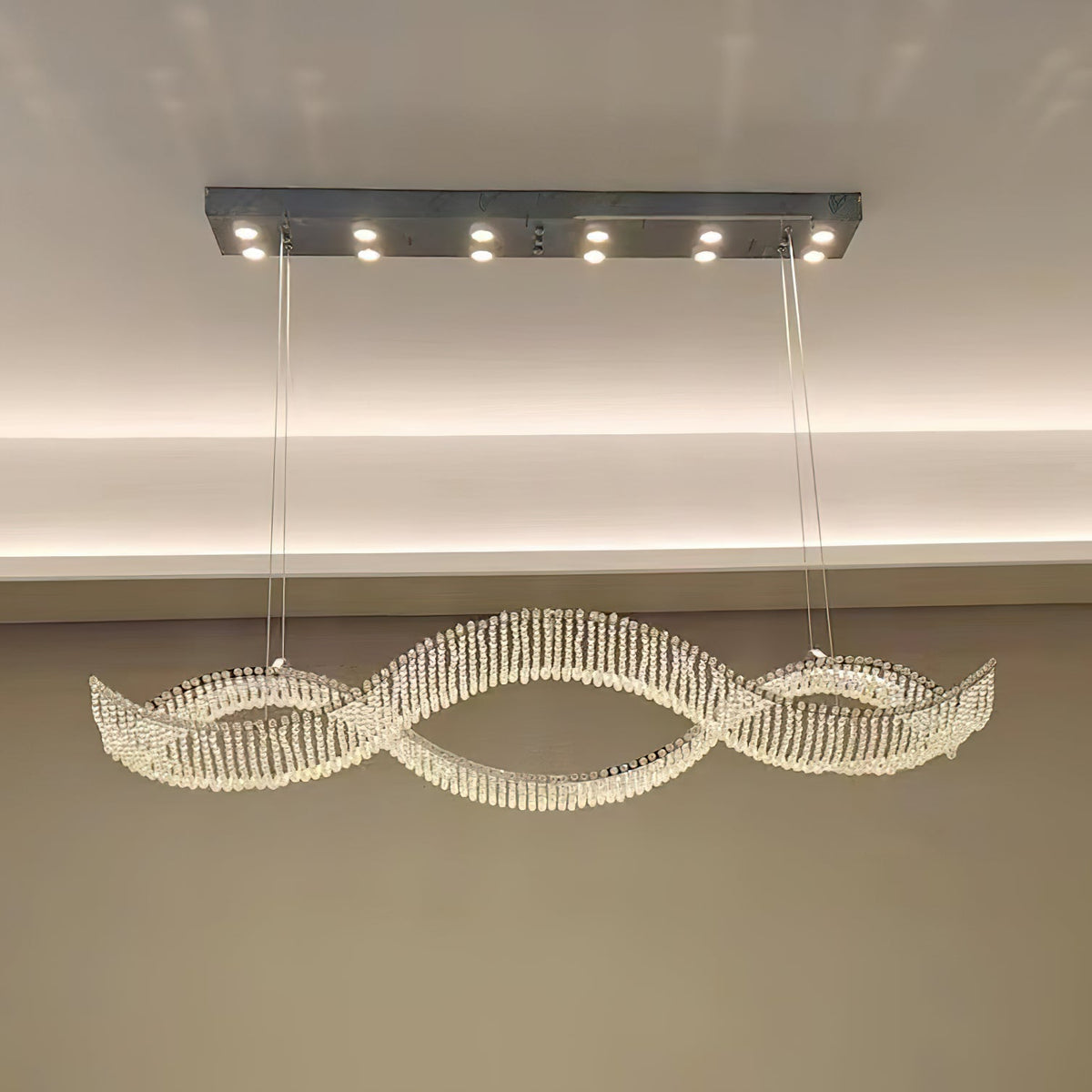 Caelox postmoderne luksuskrystal-lysekrone