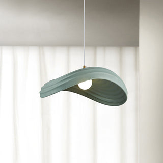 Renée Liten Pendellampa Modern Vit/Grön Metall/Harts Köksbord
