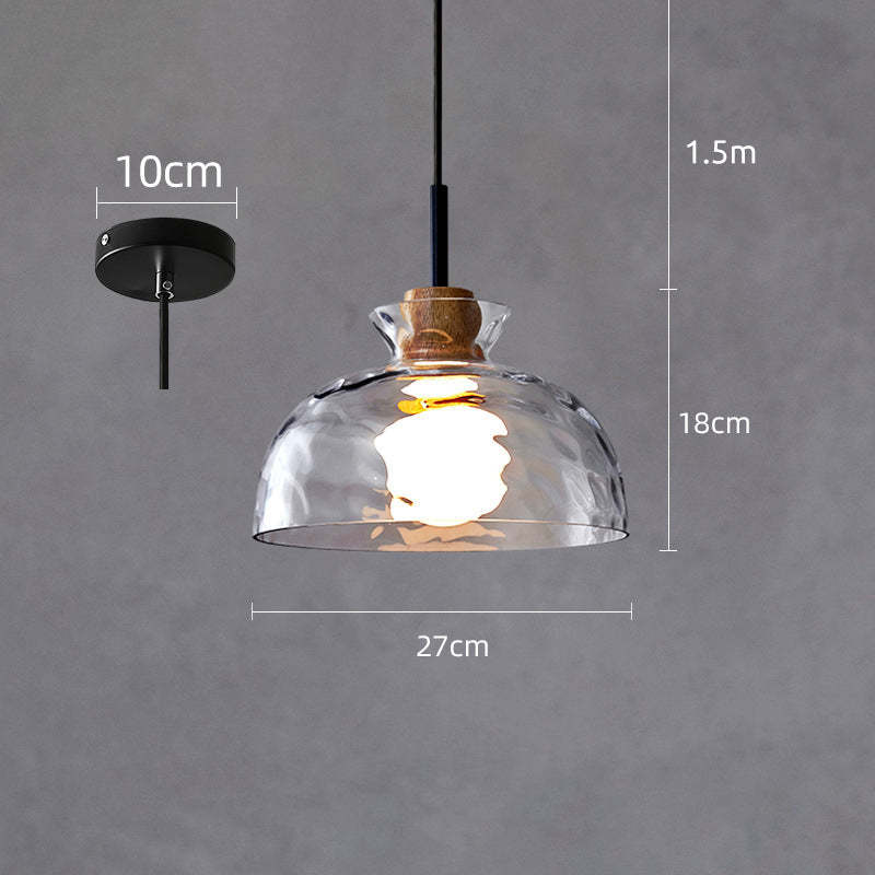 Arisha minimalistinen geometrinen lasinen riippuvalaisin, ruokasali