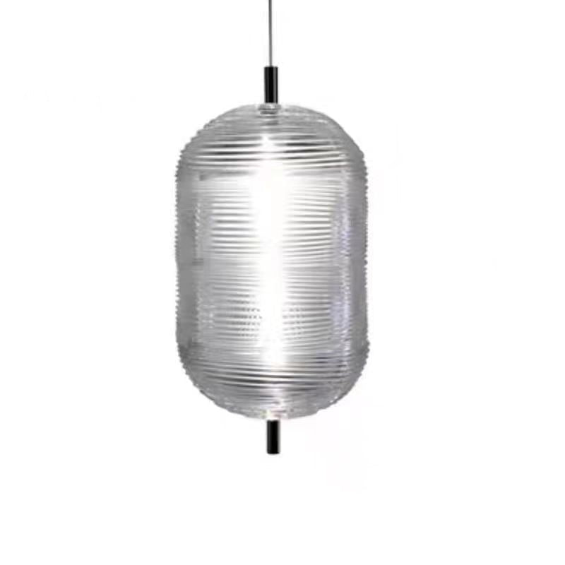 Valentina modern designad art déco-pendellampa, svart/guld