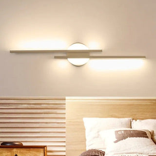 Alana Modern Skiva/Linjär LED Vägglampa Metall/Akryl Svart/Vit Vardagsrum/Sovrum