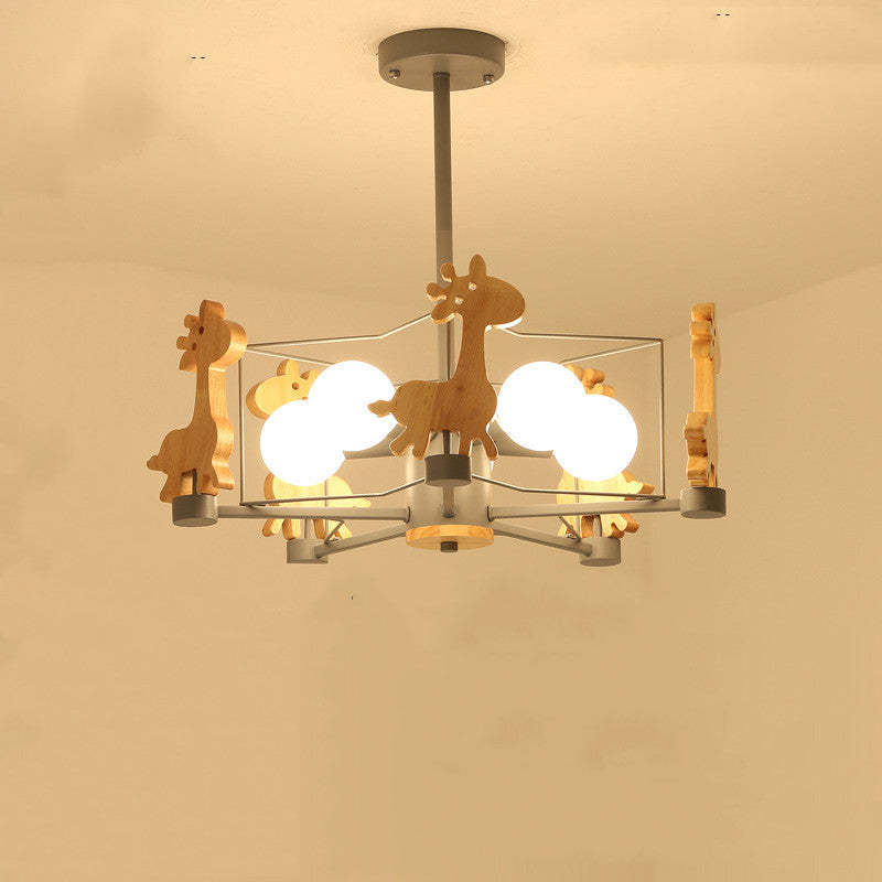 Arisha LED-loftlampe med giraffer