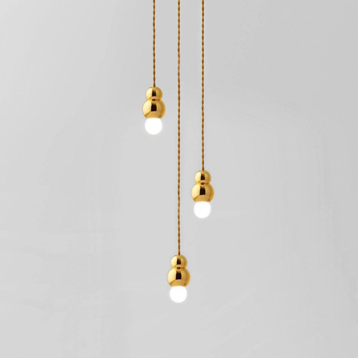Nútímalegur glerhengilampi Bubbly