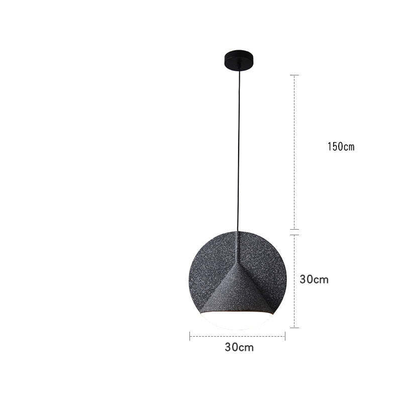 Arisha nútímalegur hengilampi með litríkum skermi