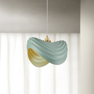 Renée Liten Pendellampa Modern Vit/Grön Metall/Harts Köksbord