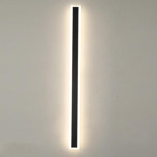 Edge Minimalistisk Linjär Metall LED Vägglampa Trägård Utomhus