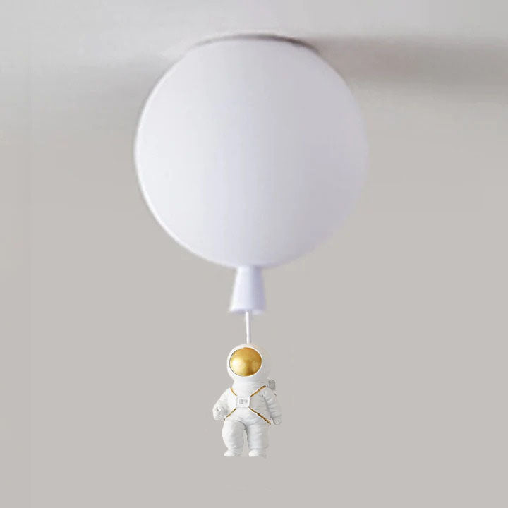 Aria Astronaut Balloon Flush Mount Ceiling Light, L 20/25/30/35cm