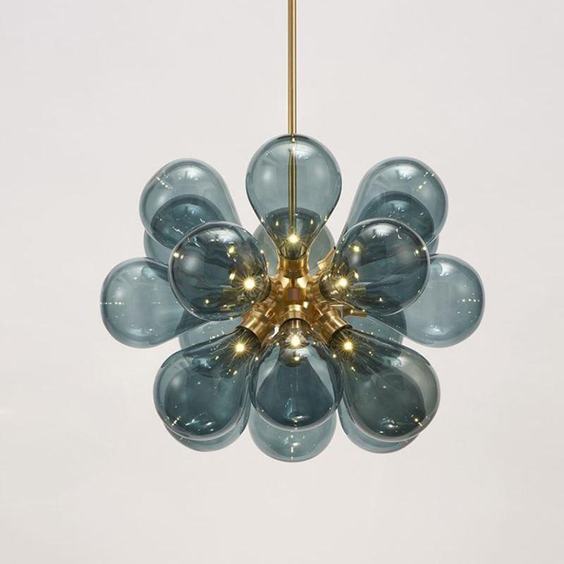 Valentina Chic Clustered Glass Bubble Pendant Light