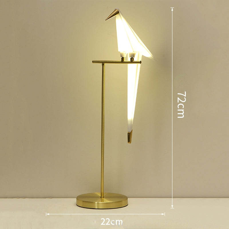 Clifford nordisk fuglebordslampe/gulvlampe, guld, 1/2/3 lyskilder