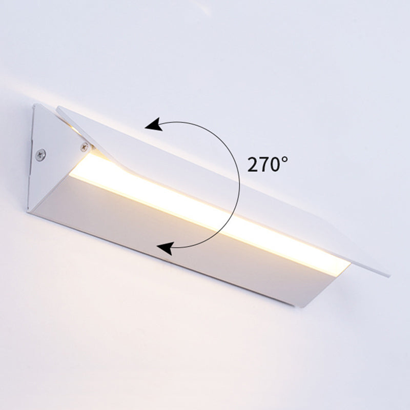 Arisha LED-vägglampa i metall för inomhusbruk, vridbar, vit