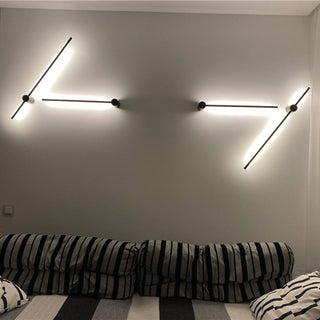 Edge Minimalistisk Roterande Linjär Vägglampa Utomhus