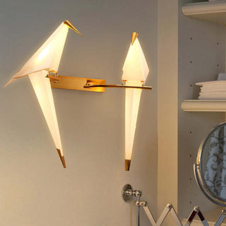 Clifford Modern Design LED Vägglampa Fågel Vardagsrum Metall/Akryl