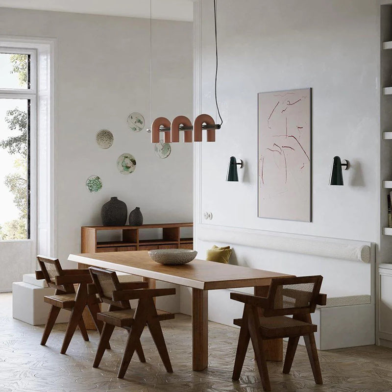 Arisha Modern Pendant Light Linear With 3 U-Shaped Light