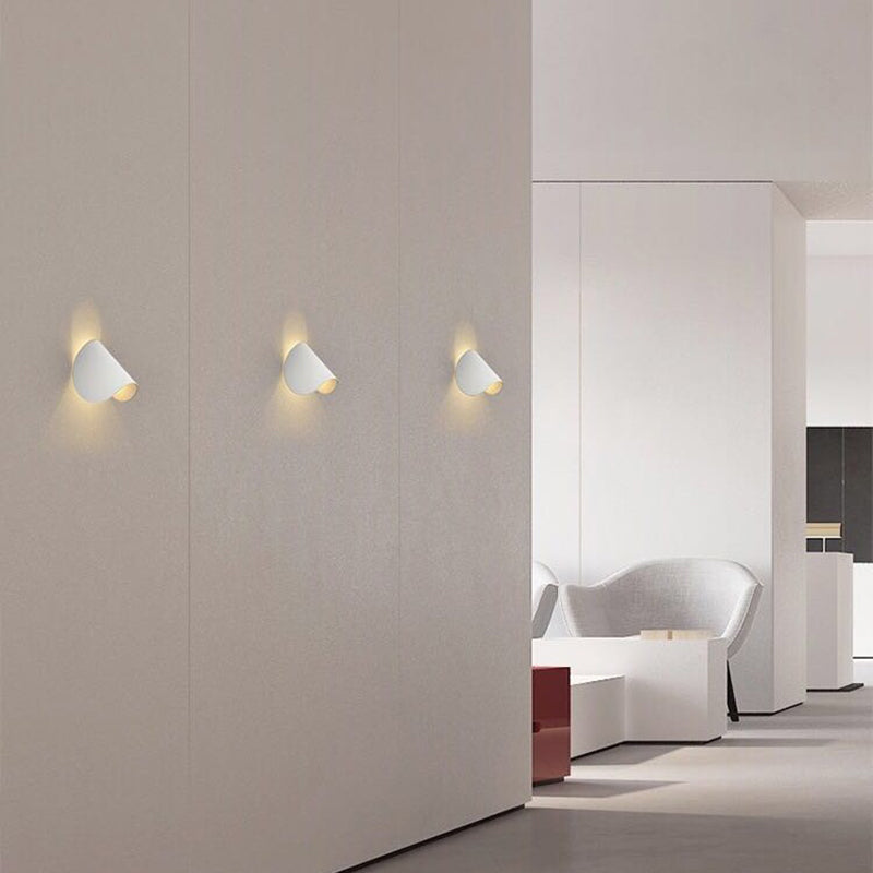 Kio LED-væglampe til læsning, 360° drejelig, til soveværelse og stue