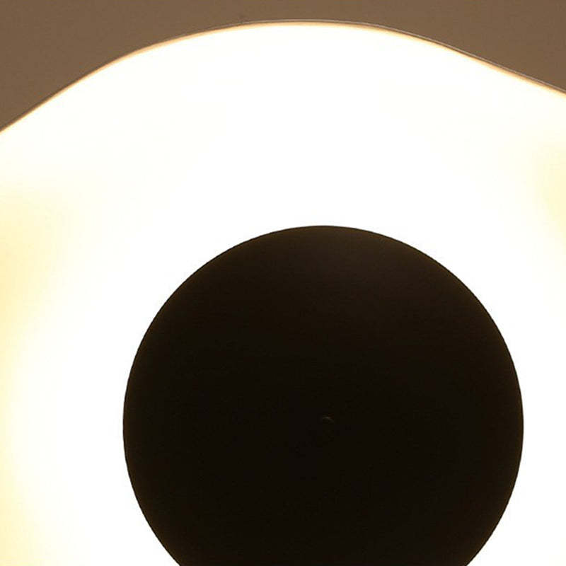 Arisha Modern Minimalist ResinCreative Pendant Light, Black/White