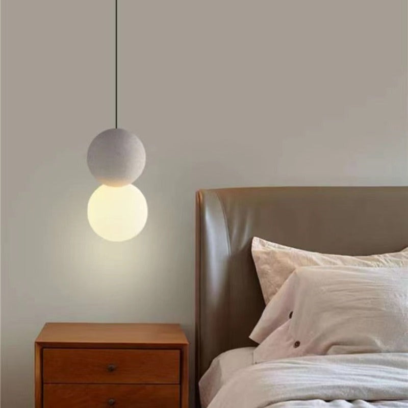 Avi moderne LED-pendel i sort metal til soveværelse og stue