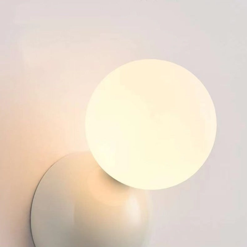 Valentina modern LED-vägglampa för inomhusbruk i svart, vitt och metall för vardagsrum