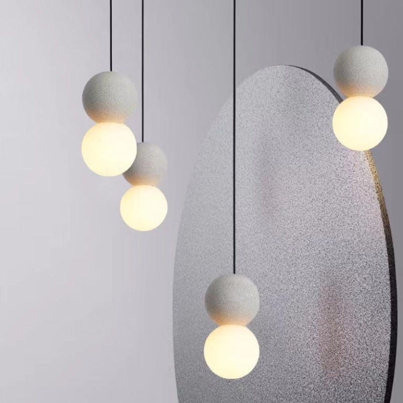 Avi moderne LED-pendel i sort metal til soveværelse og stue