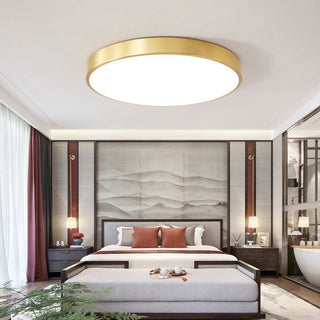 Quinn Design LED Guld Rund Taklampor Metall/Akryl Vardagsrum