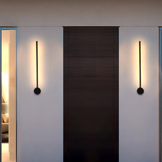 Edge Minimalistisk Roterande Linjär Vägglampa Utomhus