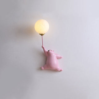 Fateh Vägglampa Inomhus Björn Ballong Harts/Akryl Sovrum/Sängbord/Tudie
