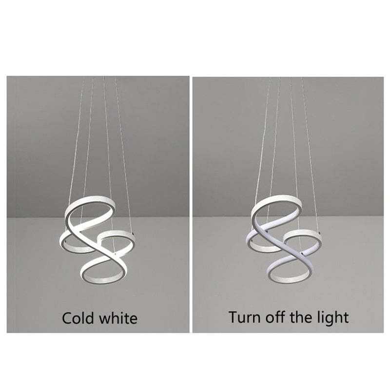 Nerin Musical Note Pendant Light, Black & Gold