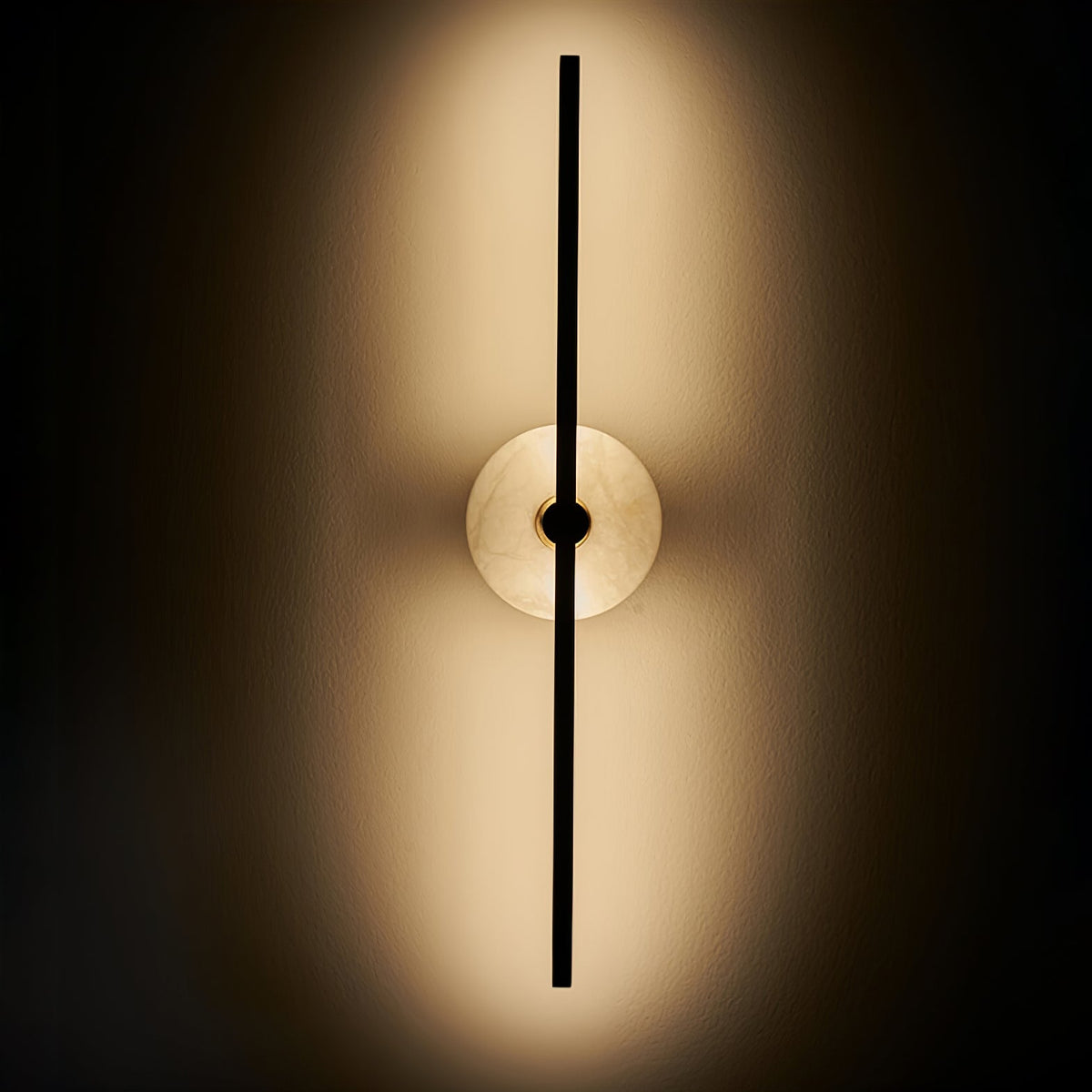Candeeiro de parede linear em alabastro Albivine