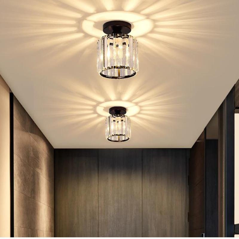 Cerin modern kristalltaklampa, 3 färger