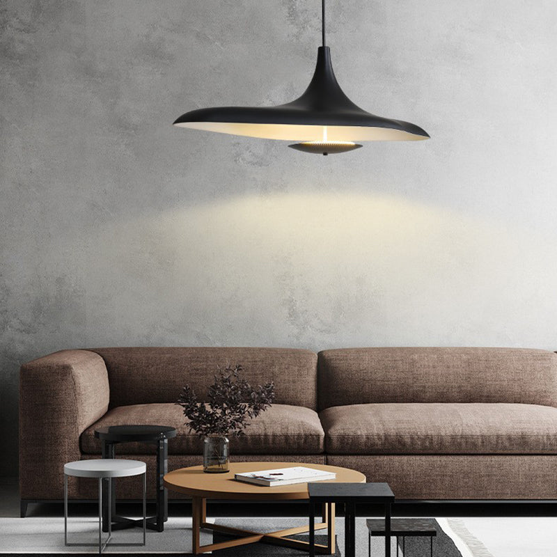 Arisha Modern Minimalist ResinCreative Pendant Light, Black/White