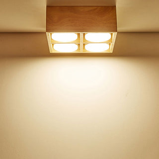 Ozawa LED Modernt Trä Plafond Stockfärg Akryl Vardagsrum/Sängrum